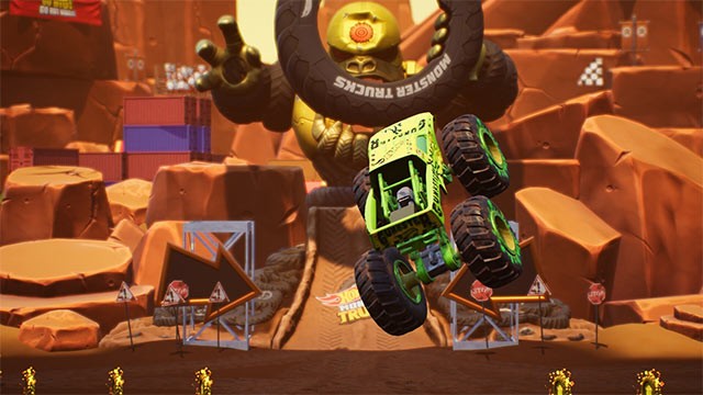 Chinh phục hàng loạt chế độ chơi và thử thách với Hot Wheels Monster Trucks: Stunt Mayhem