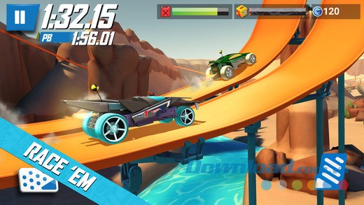 Hot Wheels: Race Off cho iOS game đua xe miễn phí trên iPhone