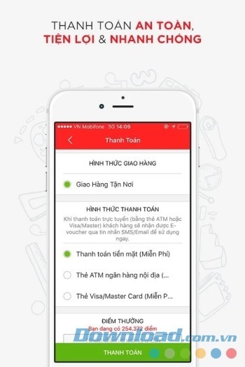 Thanh toán an toàn, tiện lợi và nhanh chóng