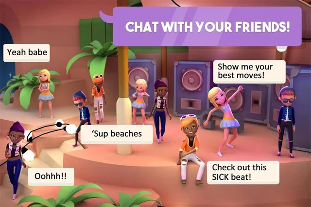 Trò chuyện, tương tác và kết bạn với những nhân vật dễ thương