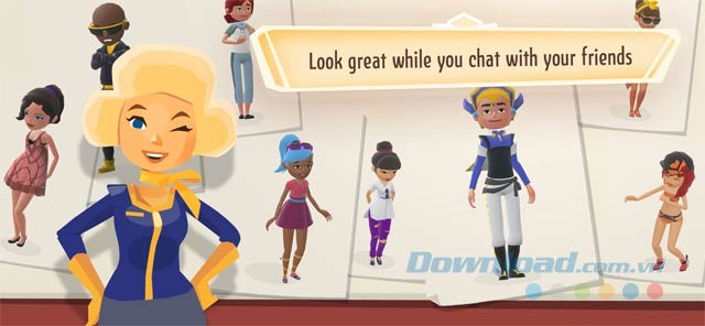 Trò chuyện với người chơi khác trên toàn thế giới