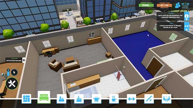 Hotel Management Simulator là game mô phỏng quản lý khách sạn sống động
