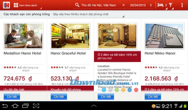 Hotels.com - 150.000+ khách sạn for Android