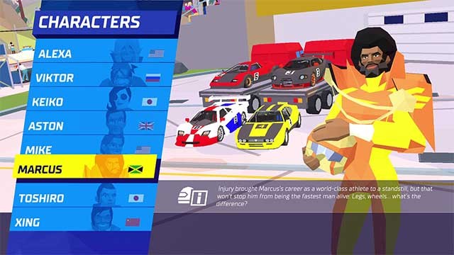 Chọn tay đua và loại xe bạn yêu thích