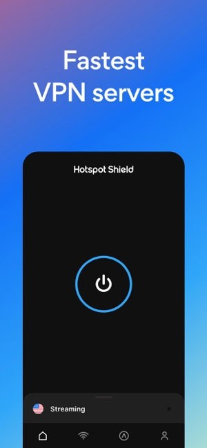 HotspotShield VPN cung cấp máy chủ tốc độ cao
