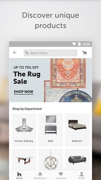 Mua đồ nội ngoại thất và vật liệu trên Houzz