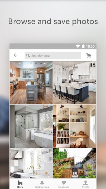 Thư viện ảnh khổng lồ của Houzz app