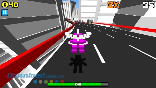 Đua xe trên đường cao tốc với Hovercraft - Build Fly Retry