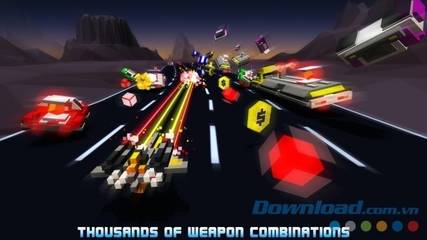 Hovercraft: Takedown cho Android có tới hàng nghìn kết hợp vũ khí