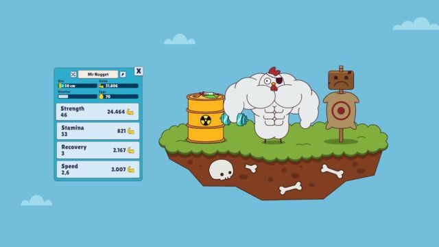 Huấn luyện chú gà tập gym, đẩy tạ... để trở thành lực sĩ gà khỏe mạnh