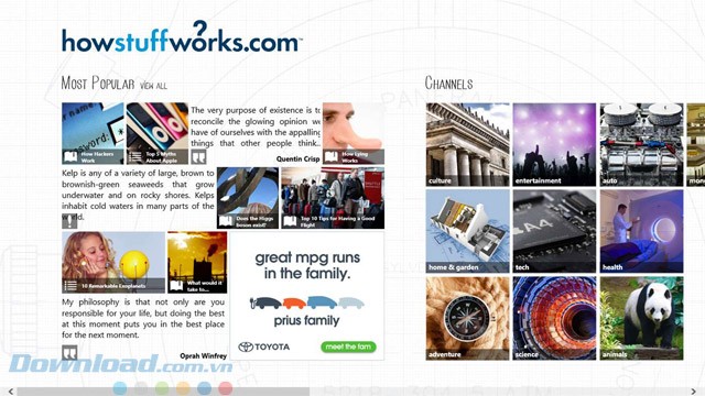 Một số chủ đề của HowStuffWorks