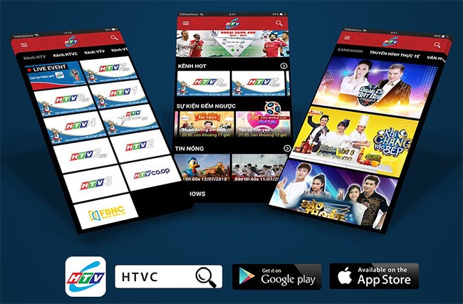 Ứng dụng xem tivi online trên điện thoại