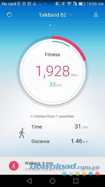 Theo dõi quá trình tập luyện với Huawei Wear