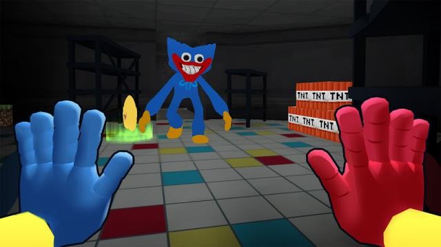 Chạy thoát khỏi con búp bê kinh dị Huggy Wuggy