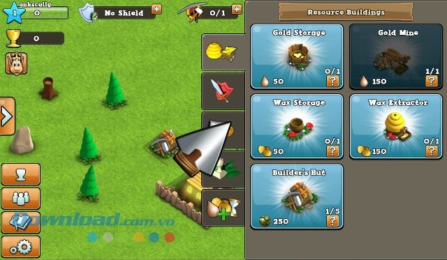 Tài nguyên trong game Hugo Troll Wars