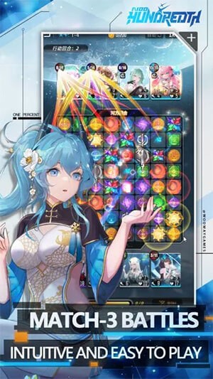 Các trận đấu match-3 trực quan và dễ thực hiện