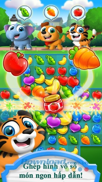 Hungry Babies Mania sở hữu lối chơi quen thuộc