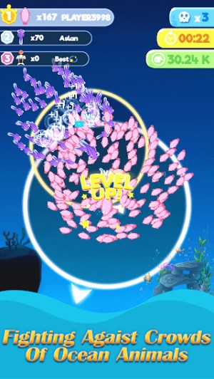 Chiến đấu chống lại những đàn cá đông đảo khác