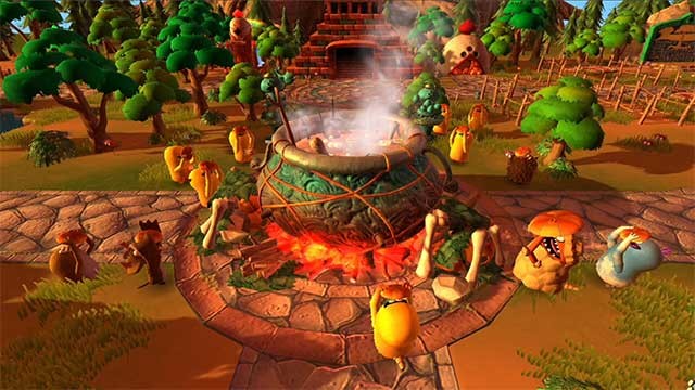 Bạn có thể xây dựng nhiều công trình trong Hungry Meem game