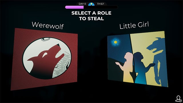 Chọn 1 vai trước khi bắt đầu chơi Hunt In Town