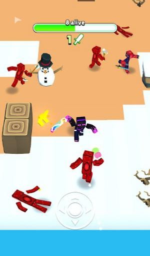 Tham gia cuộc chiến sinh tồn hỗn loạn trong game Hunter io