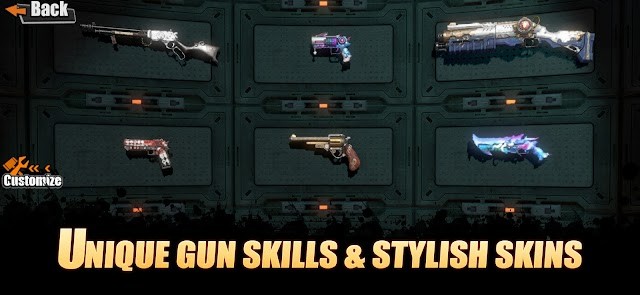 Kho vũ khí đa dạng và giao diện độc đáo