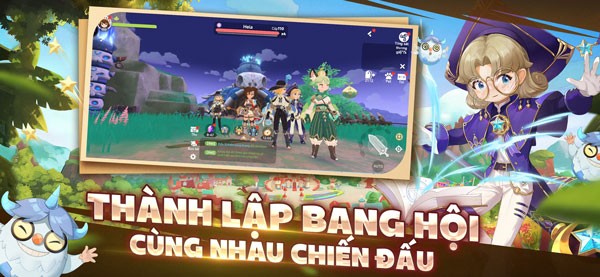 Thành lập bang hội, cùng nhau chiến đấu