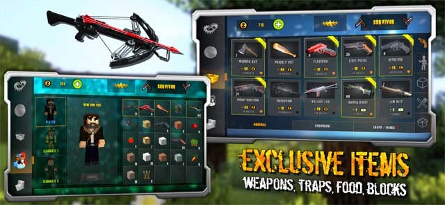 Khám phá kho vũ khí đồ sộ của HungerCraft