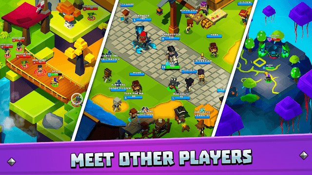 Chơi và gặp gỡ những người chơi khác trong game Hunters Origin