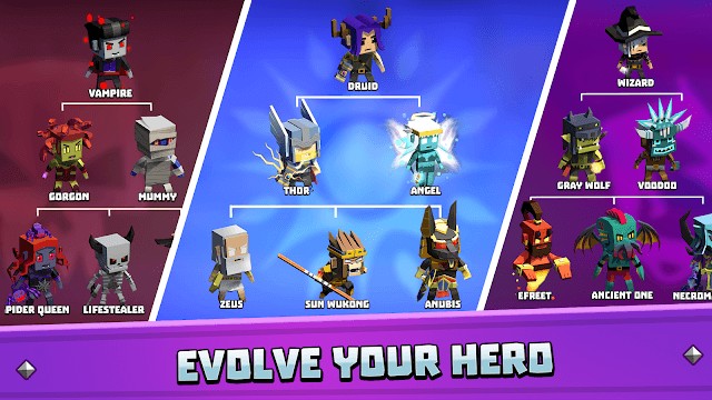 Tiến hóa các anh hùng của bạn