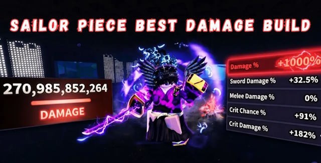 Hướng dẫn Build Sát Thương Mạnh Nhất Sailor Piece