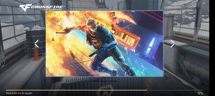 Màn hình đợi vào game Crossfire Legends