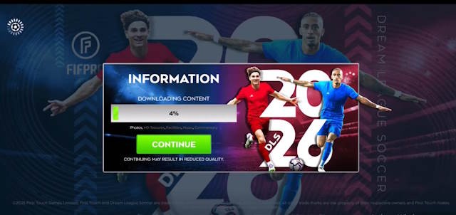 Chờ đợi download dữ liệu cho bản cập nhật DLS mới