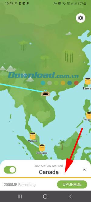 Chuyển IP sang Canada