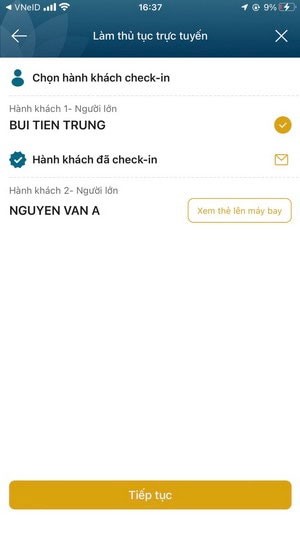 check in online bang vneid 9*525610