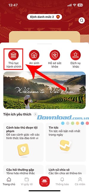 cach dang ky tam tru tren VNeID 1*449997