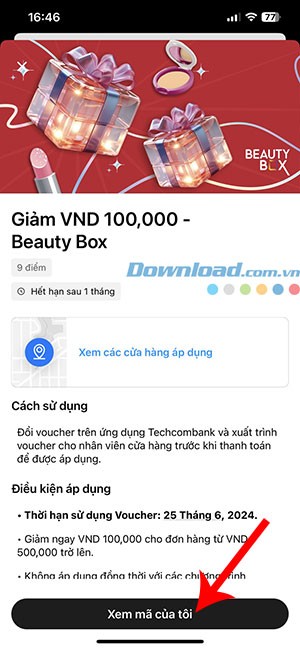 cach doi diem thuong techcombank rewards 8*472779