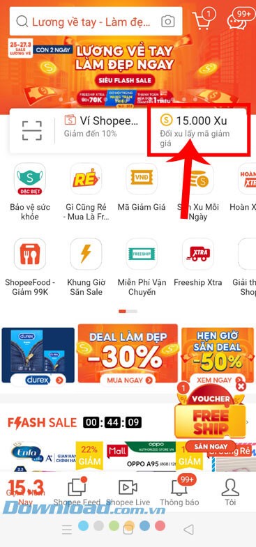 Đổi xu Shopee thành Voucher - Hướng dẫn chi tiết