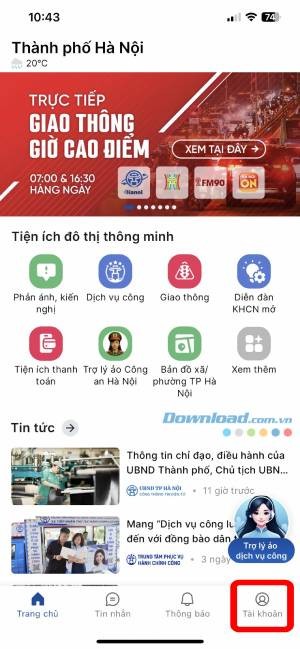 Hướng dẫn gửi kiến nghị, phản ánh trên iHanoi