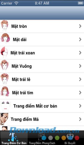 Hướng dẫn trang điểm for iOS