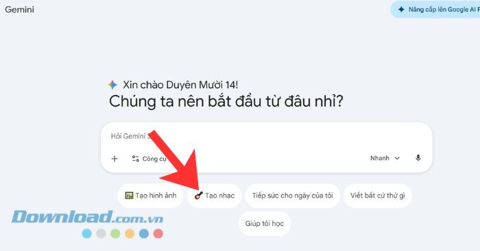 Hướng dẫn tự sáng tác nhạc bằng Gemini AI