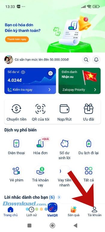 Hướng dẫn xóa tài khoản ZaloPay vĩnh viễn