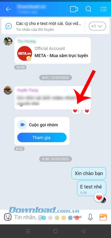 Cách Xóa Thả Tim, Like Trên Zalo Dễ Dàng