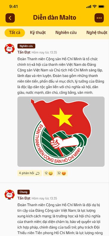 Cộng đồng thảo luận tích cực