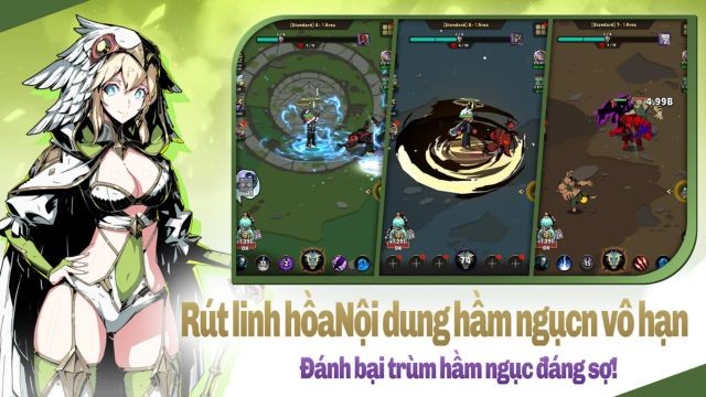 Rút linh hồn, hầm ngục vô hạn, đánh bán trùm hầm ngục