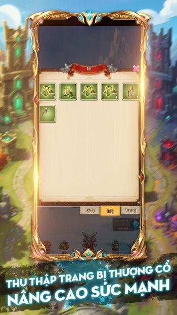 Thu thập trang bị tượng cổ