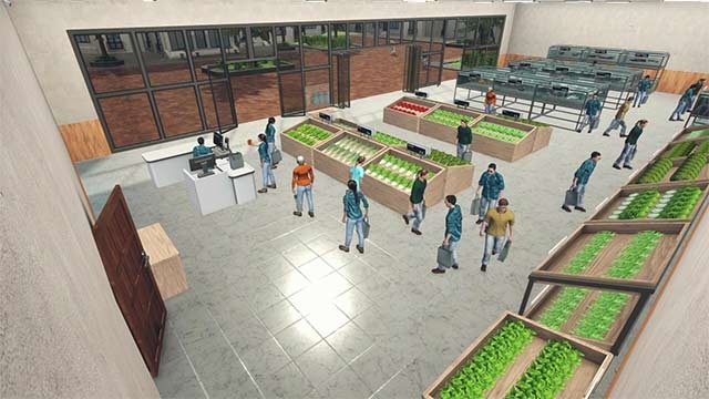 Quản lý cửa hàng rau sạch và thực phẩm sạch của riêng mình trong Hydroponics Farm and Store Simulator