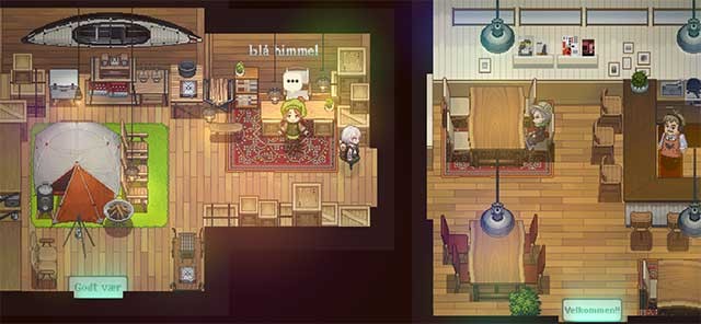 Thế giới trong game được thể hiện bằng đồ họa pixel tinh tế