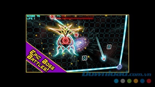 Chiến đấu với những tên trùm đầy thử thách trong Hyperlight EX cho iOS