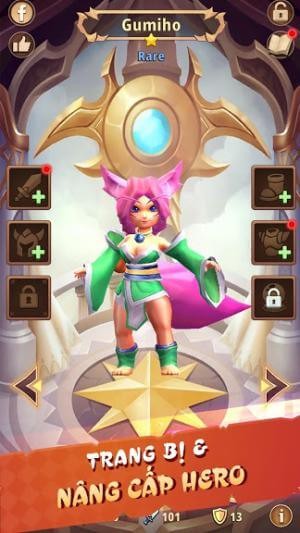 Tăng cường sức mạnh cho anh hùng